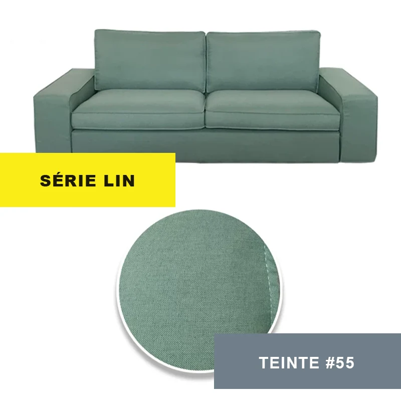 Housse pour canapé IKEA KIVIK 2 places personnalisable - Largeur 190cm