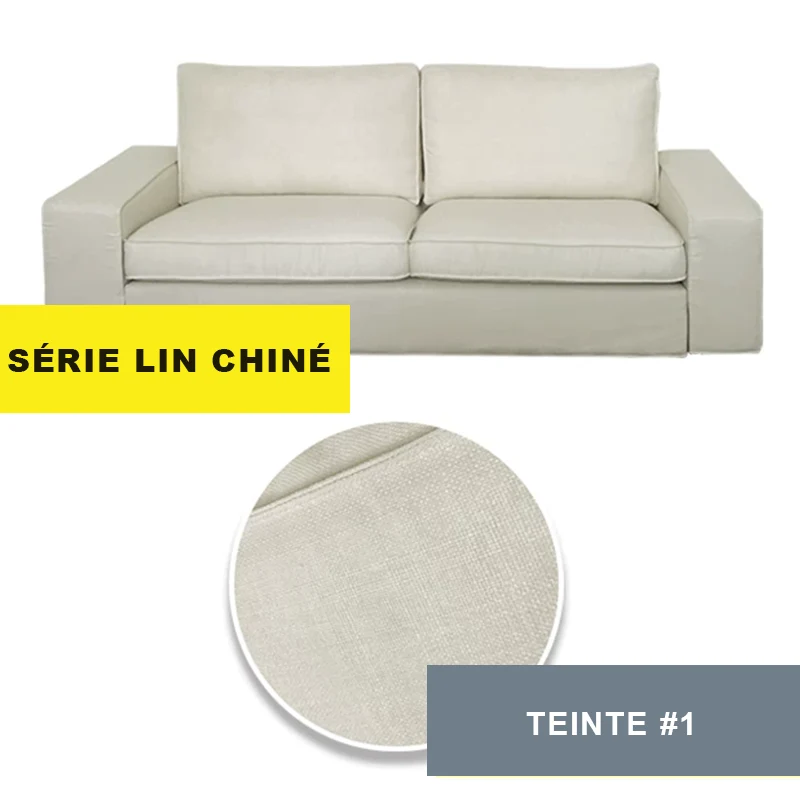 Housse pour canapé IKEA KIVIK 2 places personnalisable - Largeur 190cm
