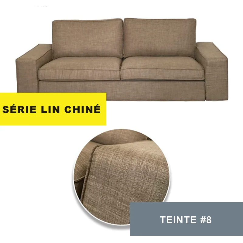 Housse pour canapé IKEA KIVIK 2 places personnalisable - Largeur 190cm