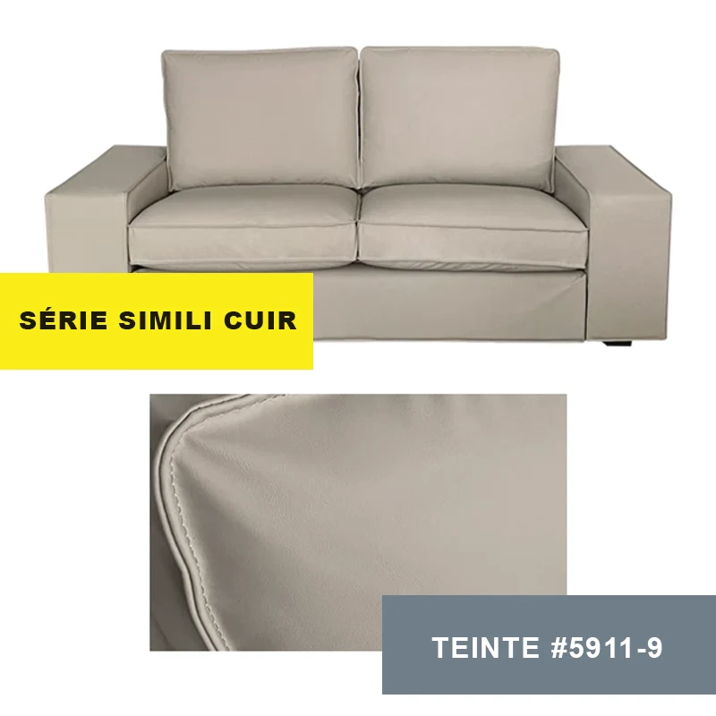 Housse pour canapé IKEA KIVIK 2 places personnalisable - Largeur 190cm