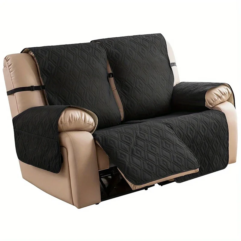 Housse de protection imperméable et anti griffe pour canapé relax 2 places