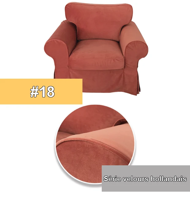 Housse pour fauteuil IKEA EKTORP haut de gamme entièrement personnalisable