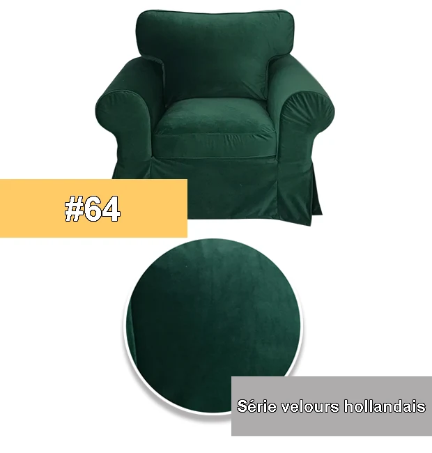 Housse pour fauteuil IKEA EKTORP haut de gamme entièrement personnalisable