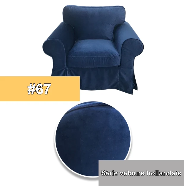 Housse pour fauteuil IKEA EKTORP haut de gamme entièrement personnalisable