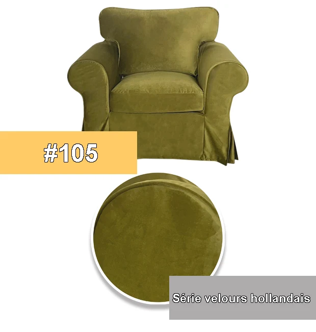 Housse pour fauteuil IKEA EKTORP haut de gamme entièrement personnalisable