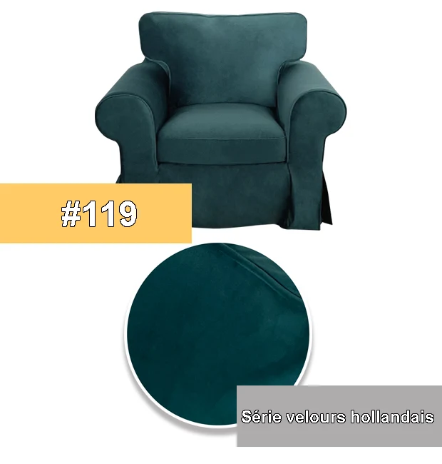Housse pour fauteuil IKEA EKTORP haut de gamme entièrement personnalisable