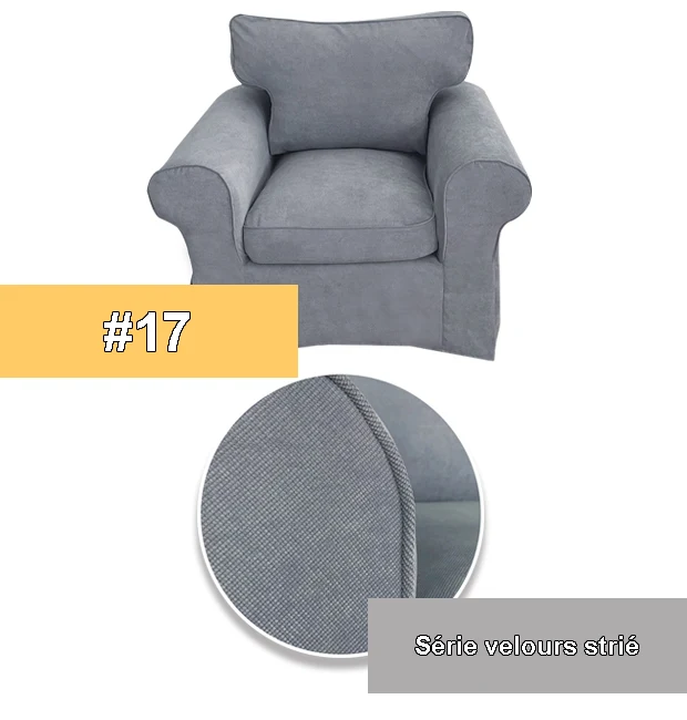 Housse pour fauteuil IKEA EKTORP haut de gamme entièrement personnalisable
