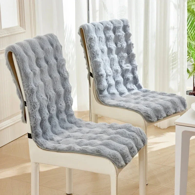 housse de chaise ultra douce et antidérapante en polaire "nuage de douceur"
