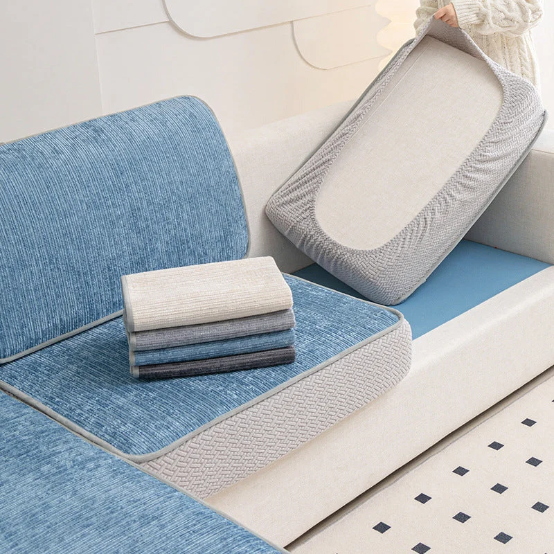 housse pour coussin de canapé en Chenille renforcée anti griffes de chats