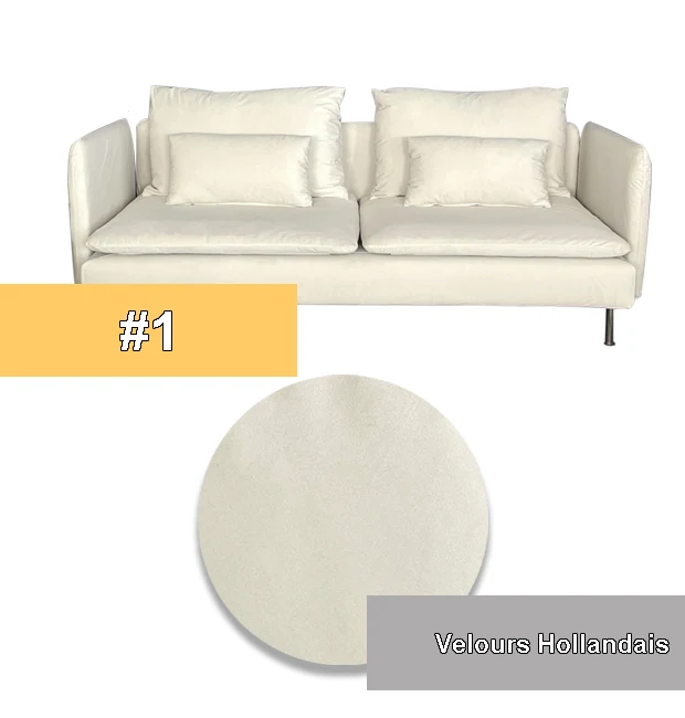 Housse pour canapé IKEA SODERHAMN 3 places avec ou sans accoudoirs personnalisable