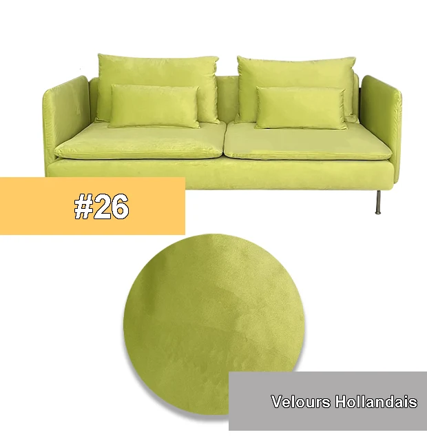 Housse pour canapé IKEA SODERHAMN 3 places avec ou sans accoudoirs personnalisable