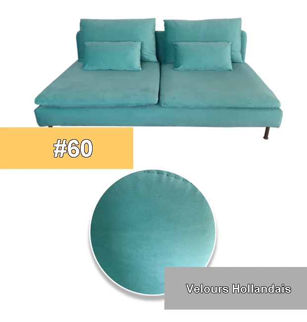 Housse pour canapé IKEA SODERHAMN 3 places avec ou sans accoudoirs personnalisable
