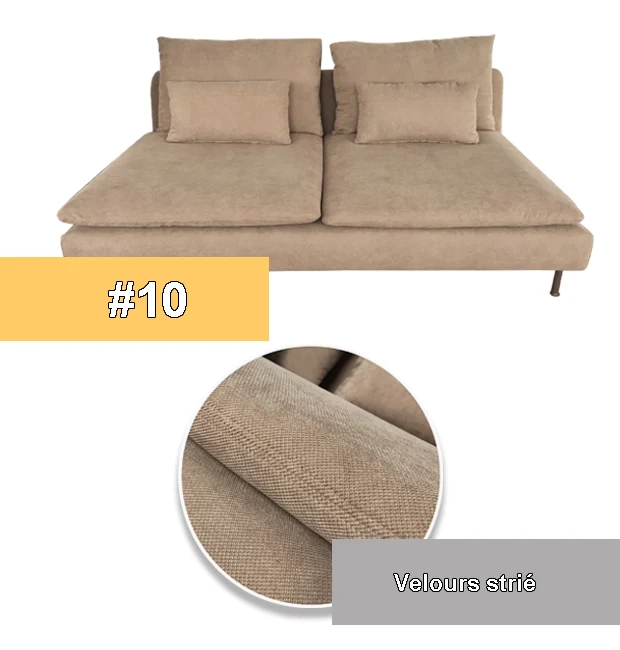 Housse pour canapé IKEA SODERHAMN 3 places avec ou sans accoudoirs personnalisable
