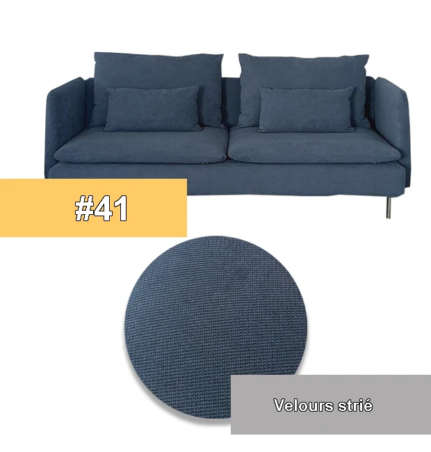 Housse pour canapé IKEA SODERHAMN 3 places avec ou sans accoudoirs personnalisable