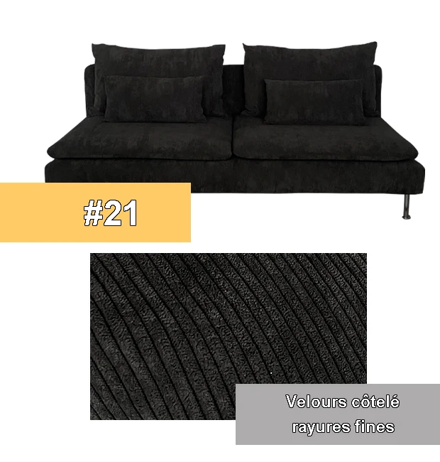 Housse pour canapé IKEA SODERHAMN 3 places avec ou sans accoudoirs personnalisable