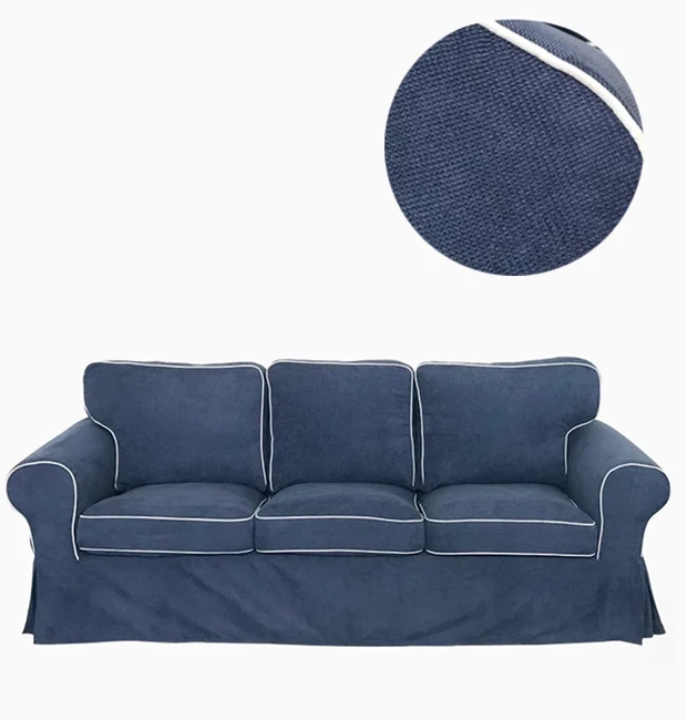 Housse pour canapé IKEA EKTORP luxe haut de gamme velours strié renforcé