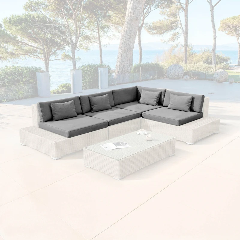 Housses de coussins pour salon de jardin 5 places Palma