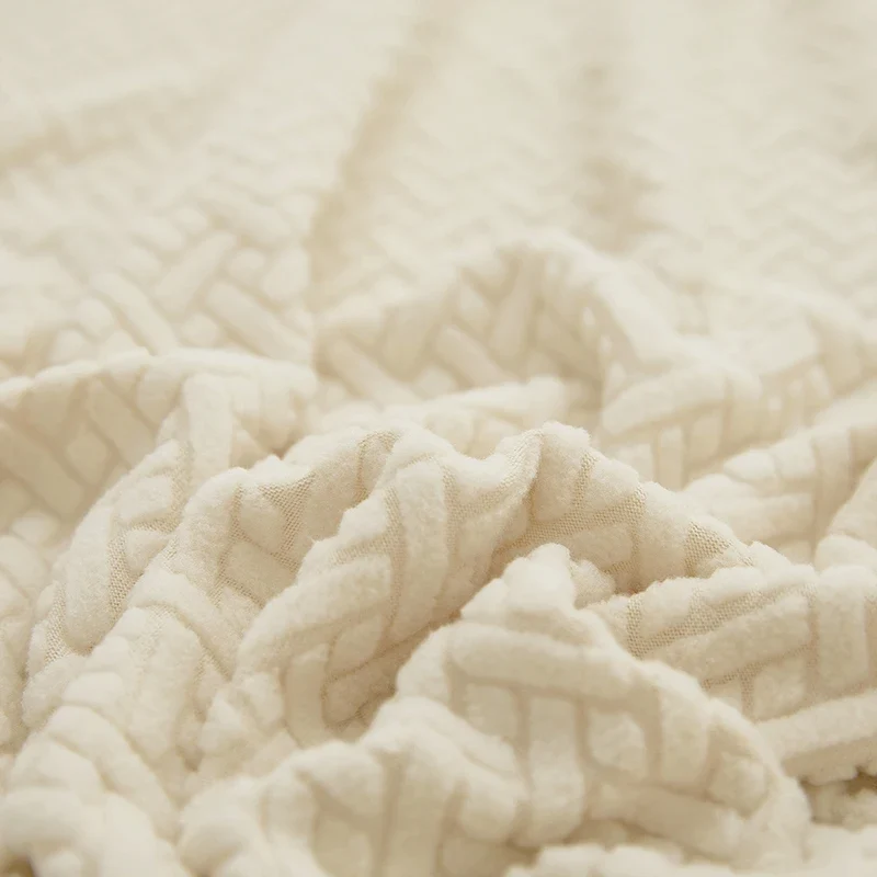 Housse De Canapé Jacquard Beige