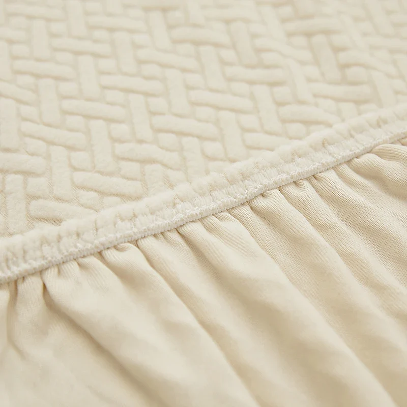 Housse De Canapé Jacquard Beige