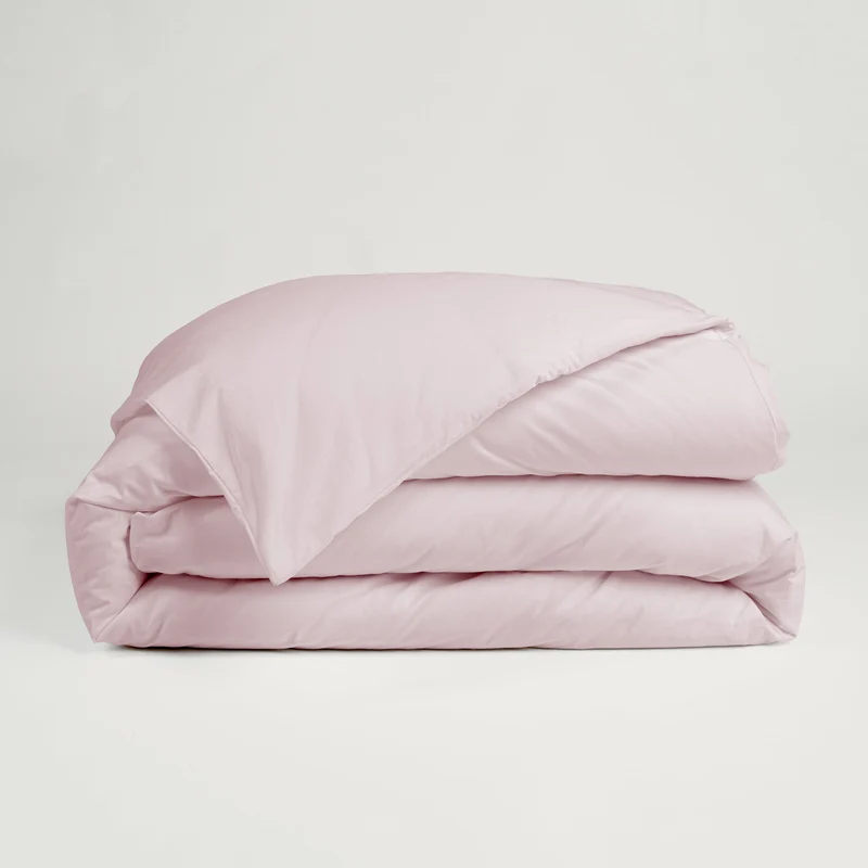 Housse de couette en Percale de coton - Rose poudré