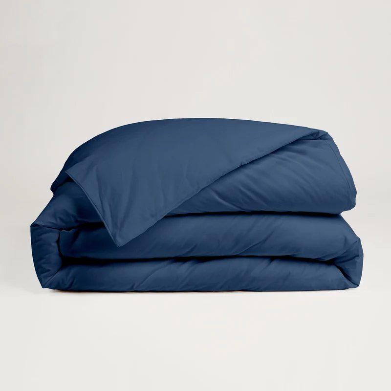 Housse de couette en Percale de coton - Bleu marine