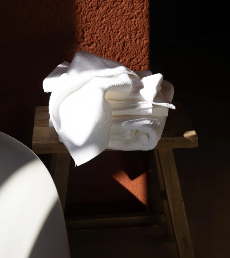 Drap de bain Nid d'Abeille