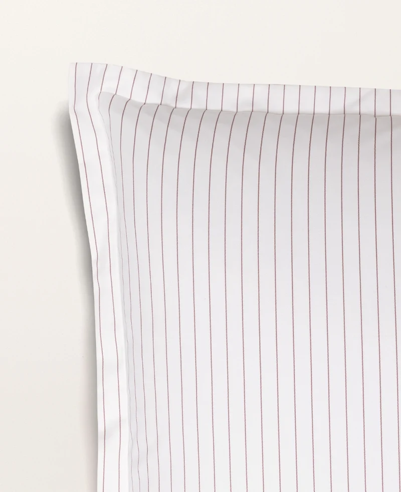 Set de 2 Taies d'Oreillers Satin Rayé
