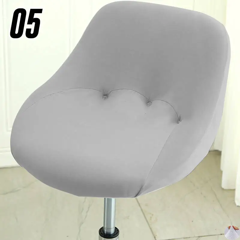 Housse extensible pour tabouret de bar coque avec épingles de maintien