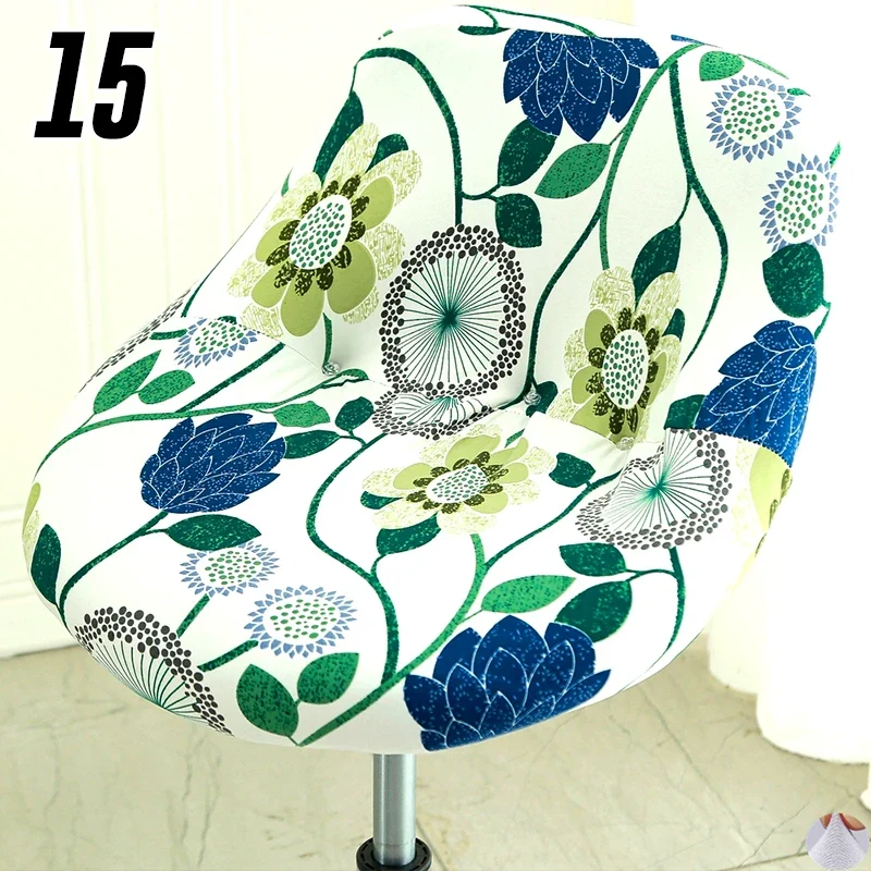 Housse extensible pour tabouret de bar coque avec épingles de maintien