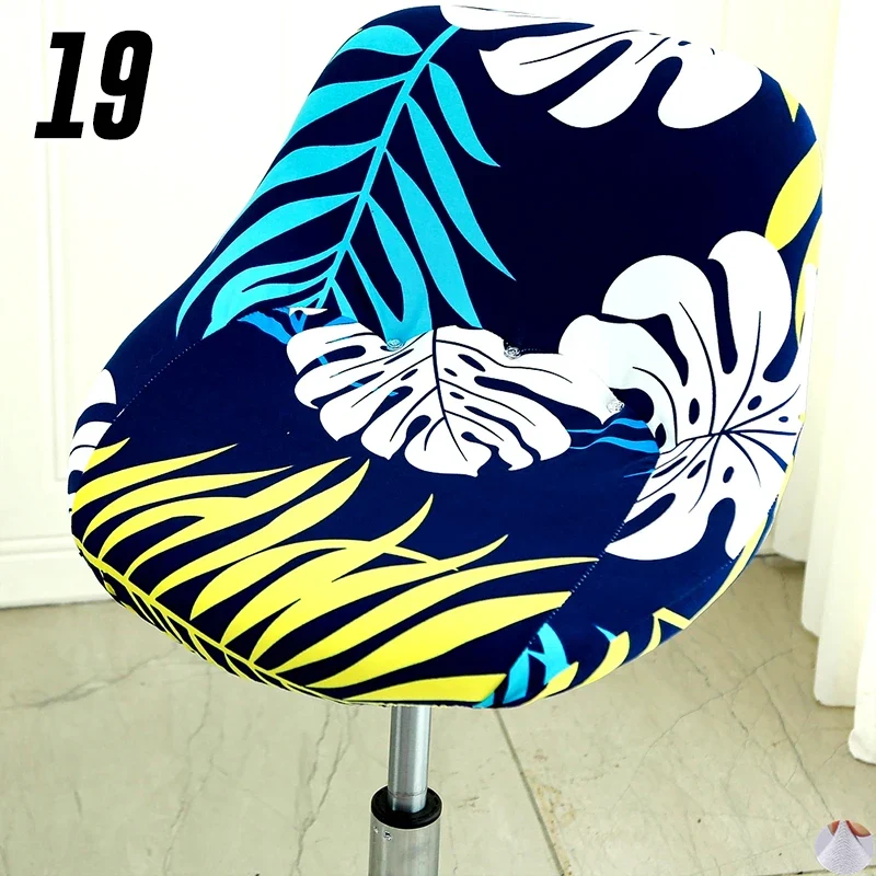 Housse extensible pour tabouret de bar coque avec épingles de maintien