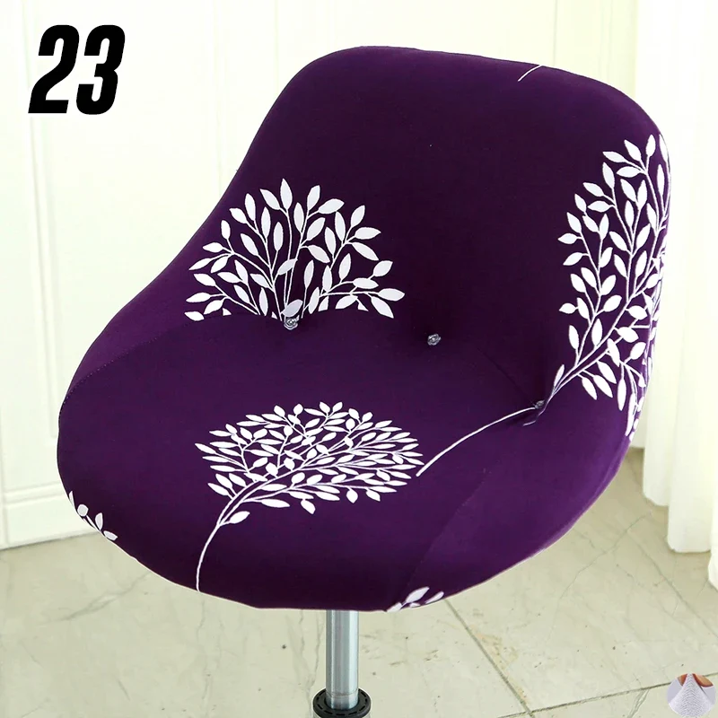Housse extensible pour tabouret de bar coque avec épingles de maintien