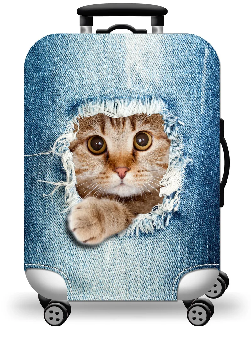 Housse de protection pour valise à roulette cabine ou XL - 20 motifs été