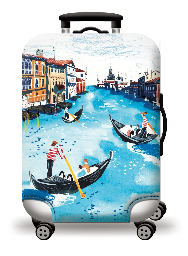 Housse de protection pour valise à roulette cabine ou XL - 20 motifs été