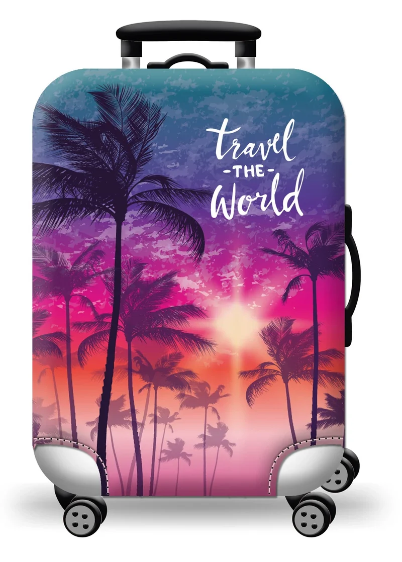 Housse de protection pour valise à roulette cabine ou XL - 20 motifs été