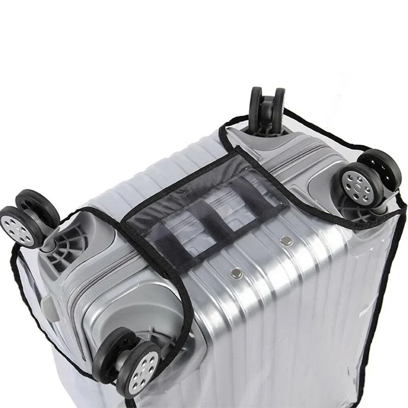 Housse de protection pour valise à roulette transparente et imperméable