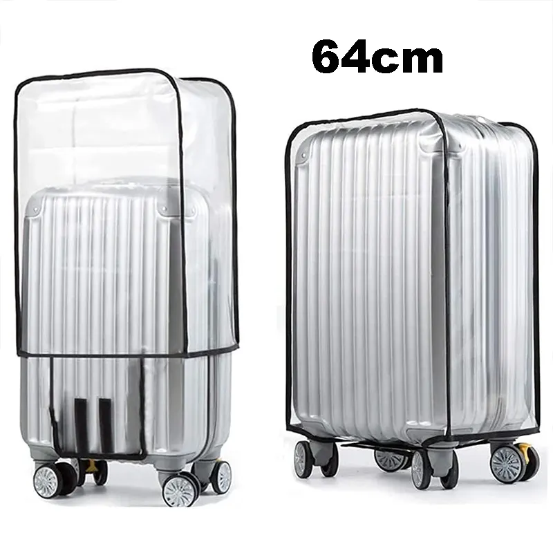 Housse de protection pour valise à roulette transparente et imperméable