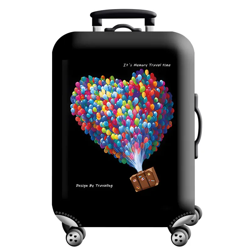 Housse de protection pour valise à roulette cabine ou XL - 20 motifs imprimés
