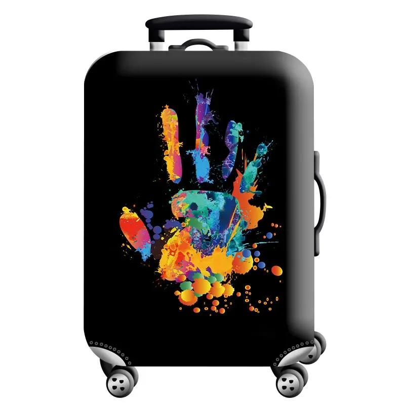 Housse de protection pour valise à roulette cabine ou XL - 20 motifs imprimés
