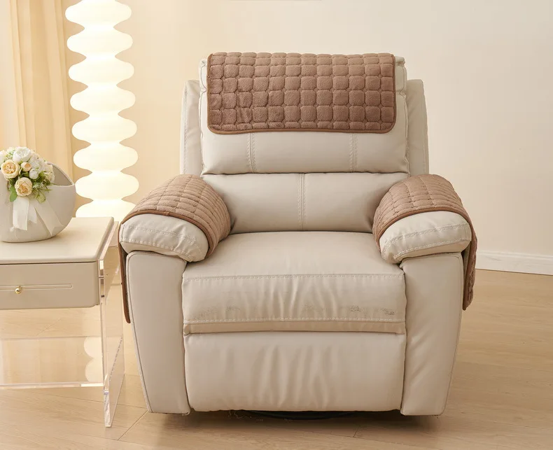 Pad antidérapant de protection pour fauteuil et canapé - velours capitonné