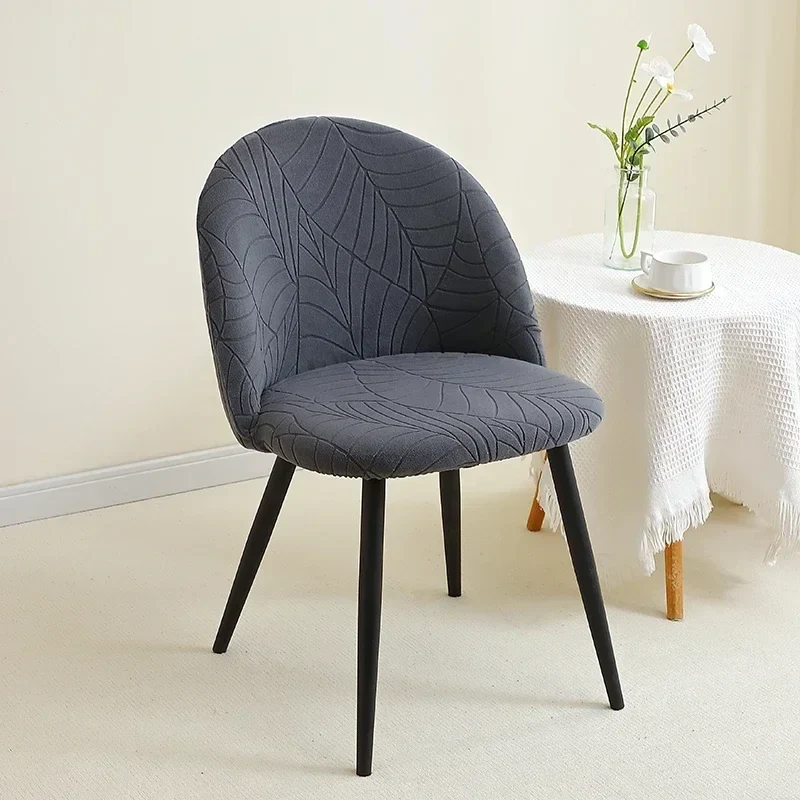 Housse pour chaise Mauricette texture feuille d'hibiscus