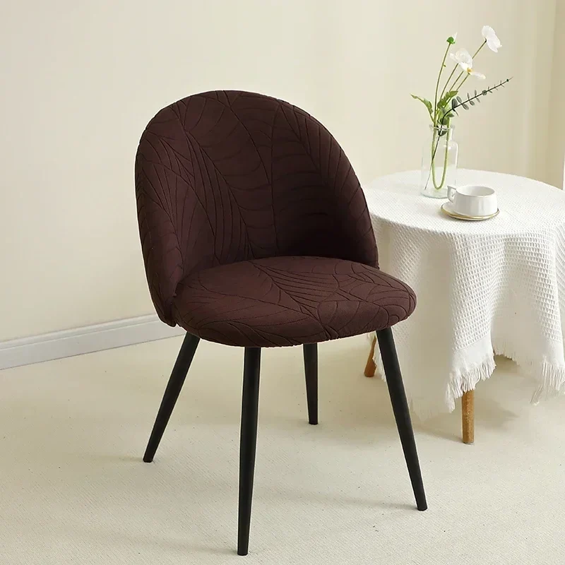 Housse pour chaise Mauricette texture feuille d'hibiscus