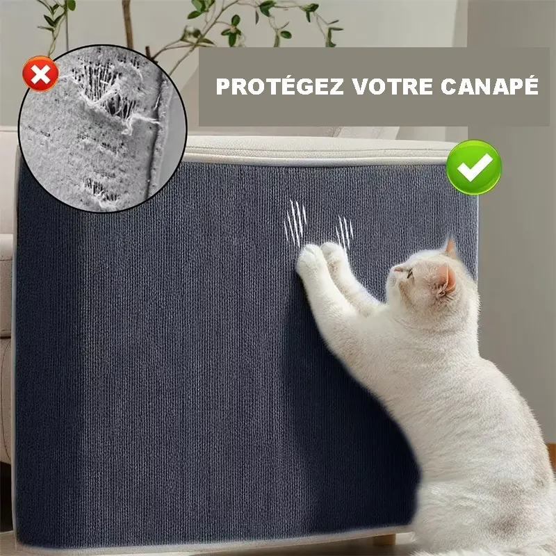 Tissu protecteur à découper pour canapé et fauteuil – Résistant aux griffures de chat