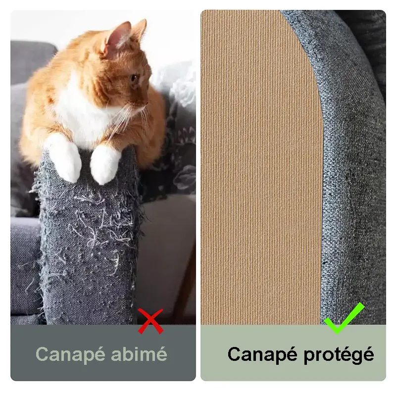 Tissu protecteur à découper pour canapé et fauteuil – Résistant aux griffures de chat