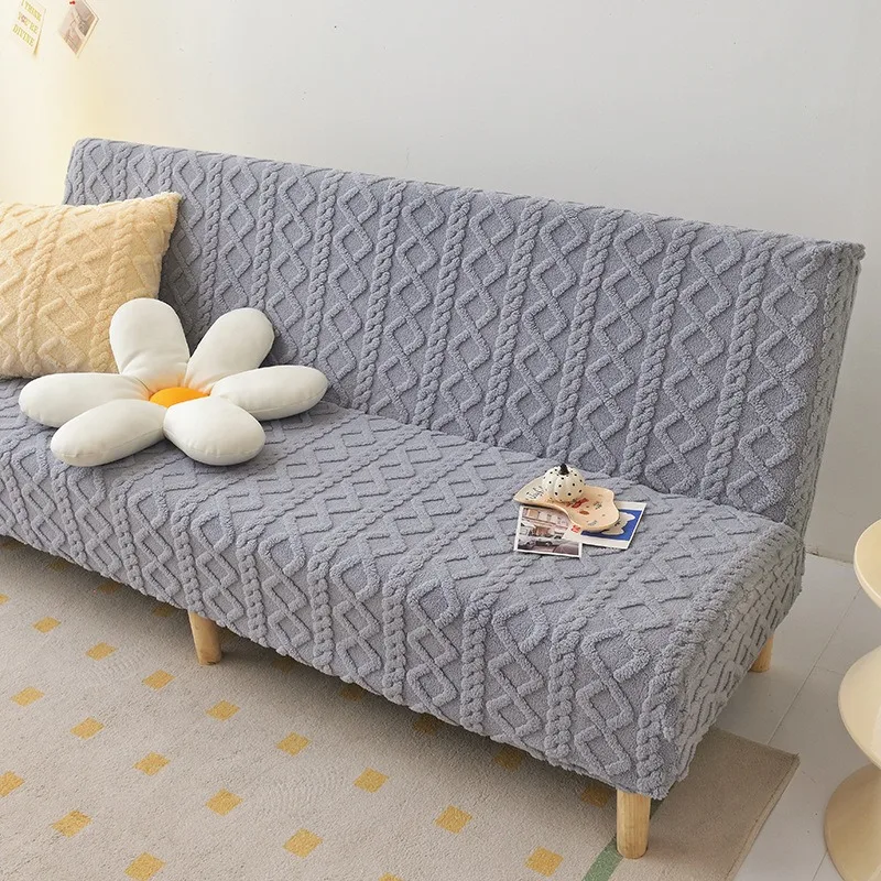 Housse pour canapé-lit, clic-clac, canapé sans accoudoirs chaleur scandinave