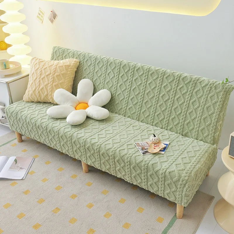 Housse pour canapé-lit, clic-clac, canapé sans accoudoirs chaleur scandinave