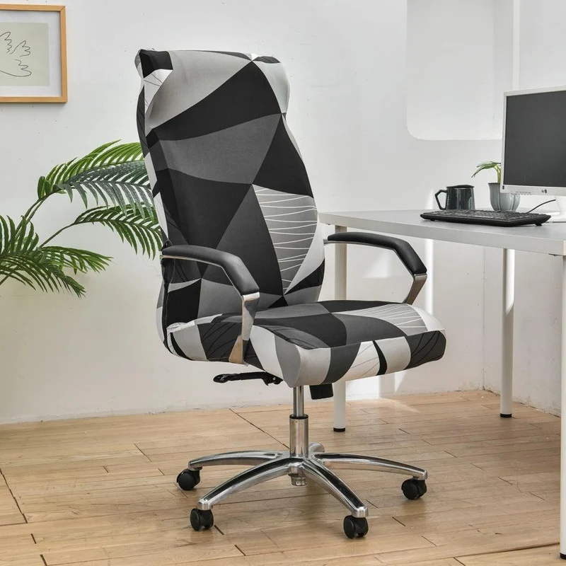 Housse de chaise de bureau extensible - 12 motifs élégants