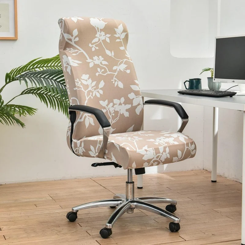 Housse de chaise de bureau extensible - 12 motifs élégants