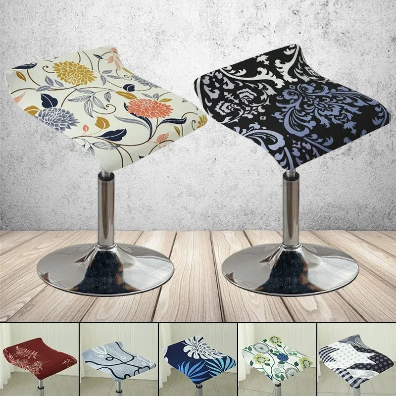 Housse pour tabouret de bar plat sans dossier