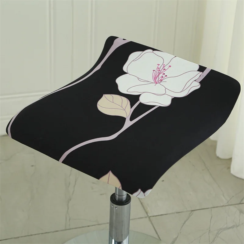 Housse pour tabouret de bar plat sans dossier