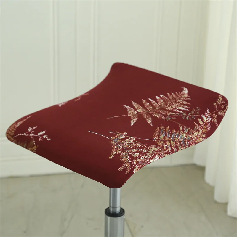 Housse pour tabouret de bar plat sans dossier